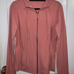 Lululemon Hooded Define Jacket Nulu Size 14 Pink Puff LIKE NEW